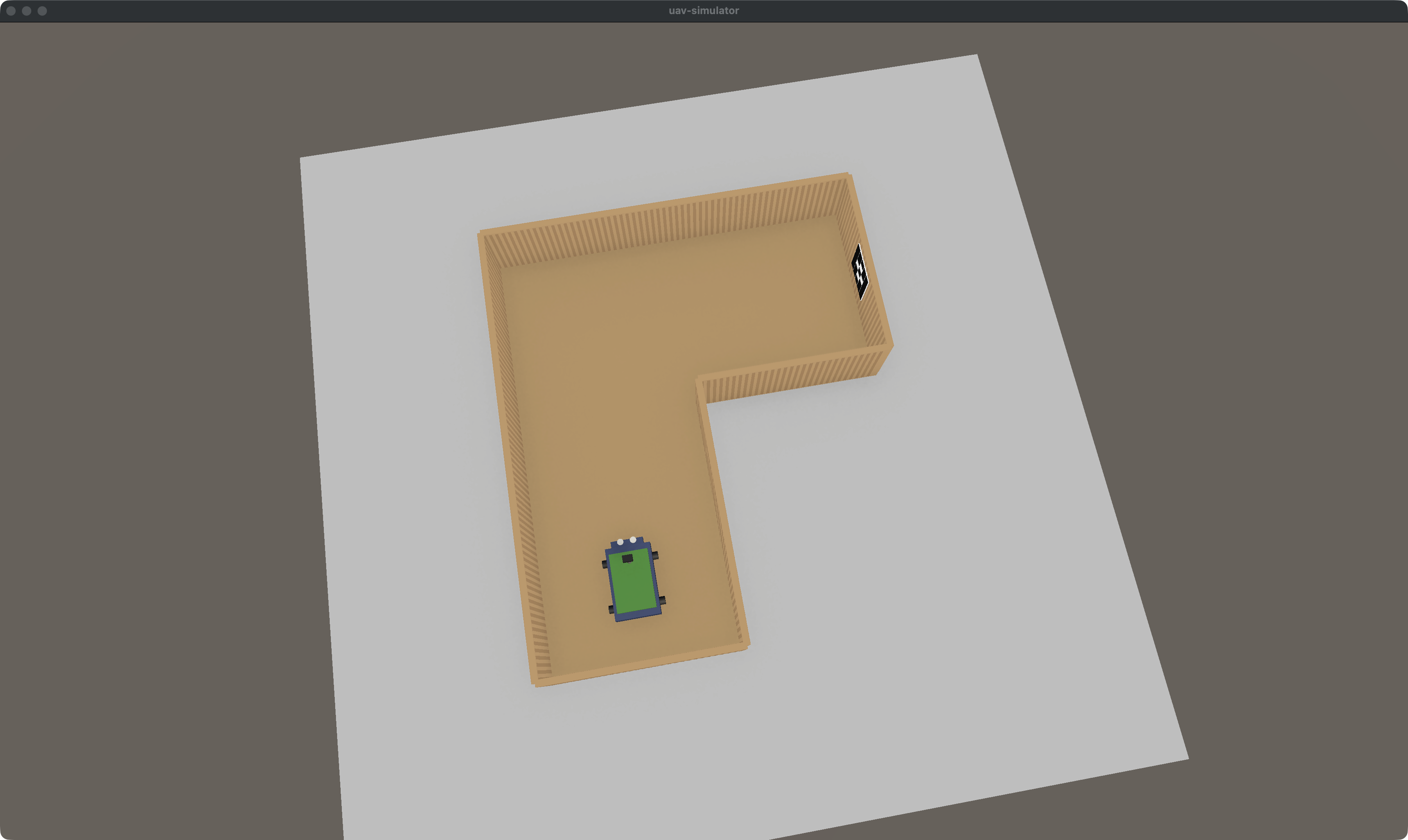 Cardboard Corridor top-down